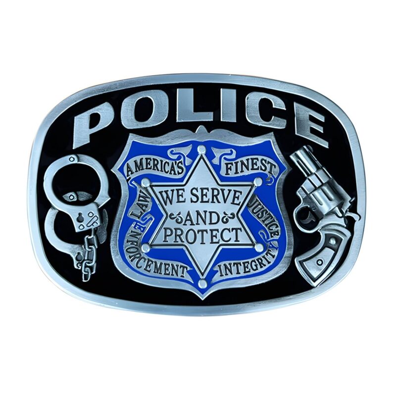 American Police Kobe Model Belt Buckle