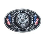American Police Officer Belt Buckle