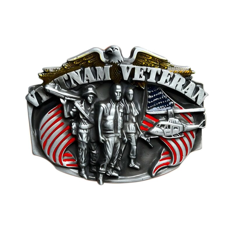 American "Vietnam Veteran" Belt Buckle