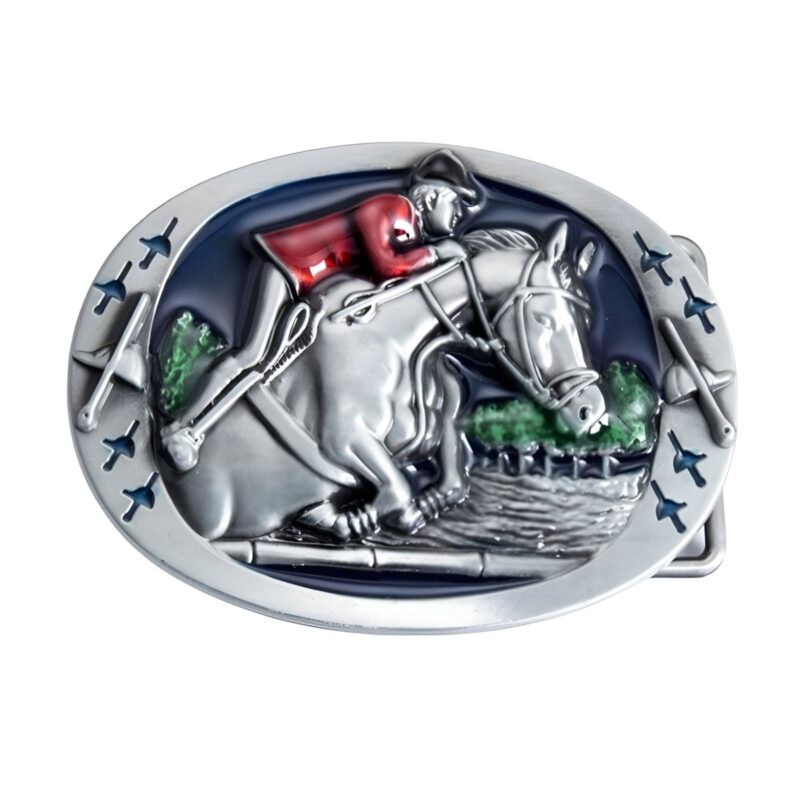Animal Riding Belt Buckle