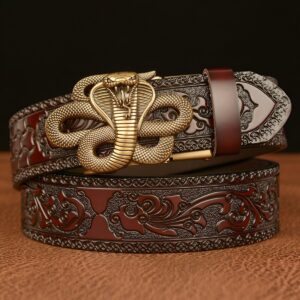 Ceinture Esprit Animal à motif Cobra