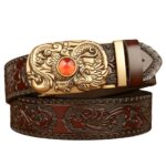 Animal Spirit Belt with Dragon Pattern Stone