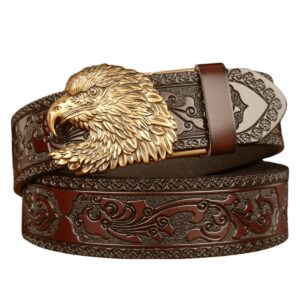 Animal Spirit Belt with Eagle-Shaped Buckle