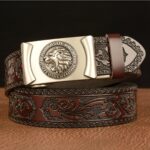 Ceinture Esprit Animal à motif tête de lion