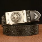 Ceinture Esprit Animal à motif tête de lion
