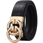 Ceinture de costume en cuir pour homme