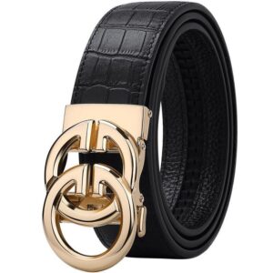 Ceinture de costume en cuir pour homme