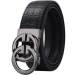 Ceinture de costume en cuir pour homme