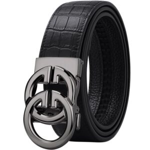 Ceinture de costume en cuir pour homme