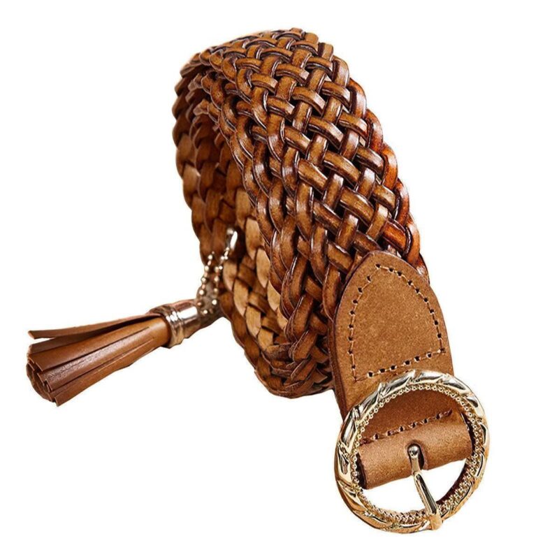 Braided Leather Belt