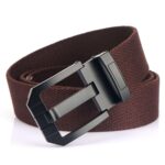 Ceinture en Toile avec boucle noire