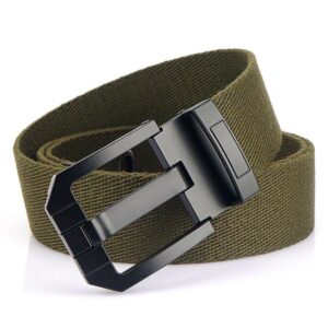 Ceinture en Toile avec boucle noire