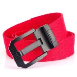 Ceinture en Toile avec boucle noire