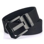 Ceinture en Toile avec boucle noire