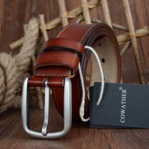 Ceinture Casual en cuir pour homme