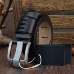 Ceinture Casual en cuir pour homme