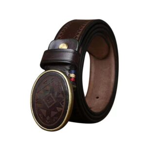 Ceinture western en cuir