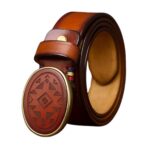 Ceinture western en cuir