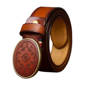 Ceinture western en cuir