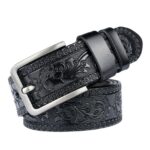Ceinture Western en cuir pour homme