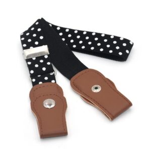 Ceinture élastique Sans Boucle Enfant à pois