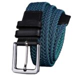 Ceinture tressée élastique pour homme