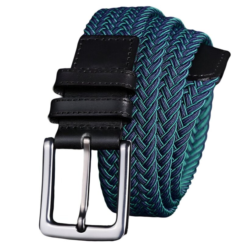 Ceinture tressée élastique pour homme