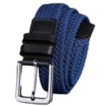 Ceinture tressée élastique pour homme