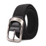 Ceinture tressée élastique pour homme