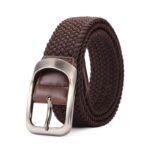 Ceinture tressée élastique pour homme