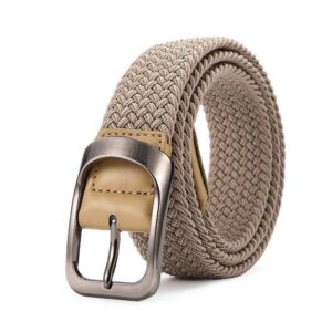 Ceinture tressée élastique pour homme