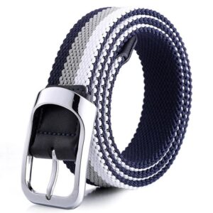 Ceinture tressée élastique pour homme