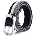 Ceinture tressée élastique pour homme