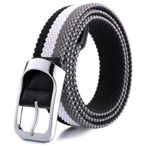 Ceinture tressée élastique pour homme