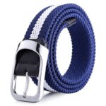 Ceinture tressée élastique pour homme