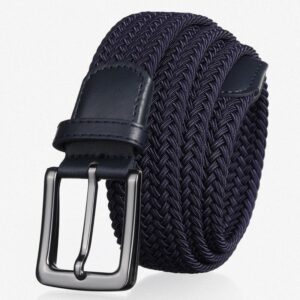 Ceinture tressée élastique pour homme