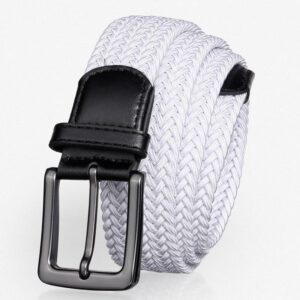 Ceinture tressée élastique pour homme