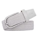 Ceinture tressée élastique pour femme