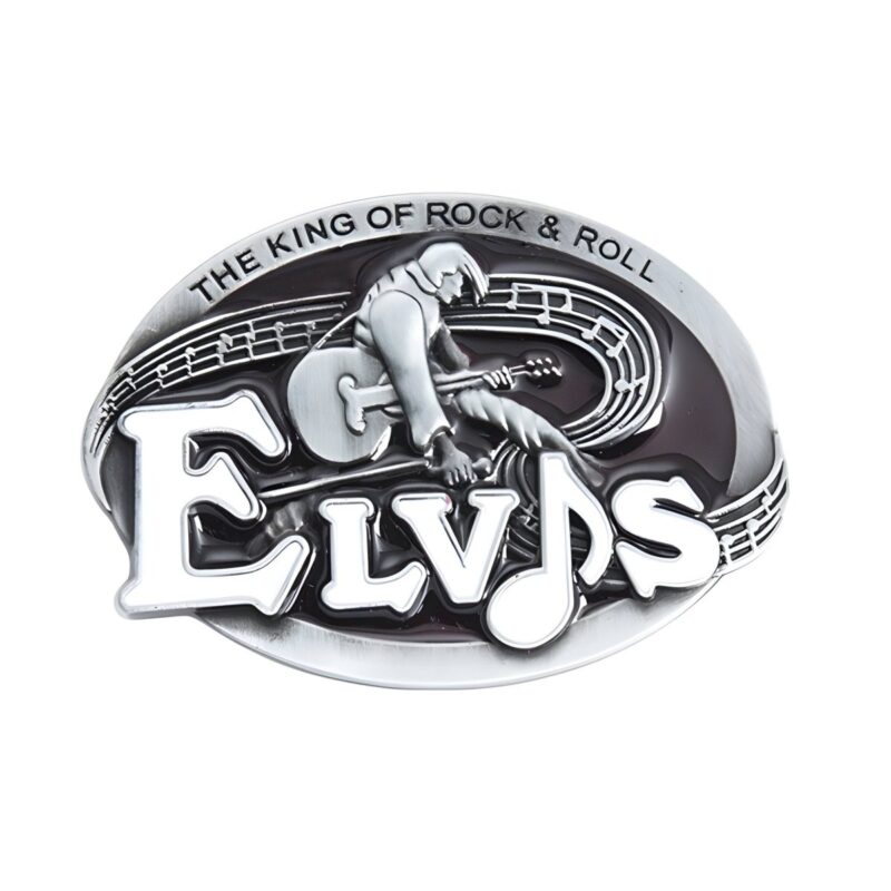 Elvis Presley Music Belt Buckle