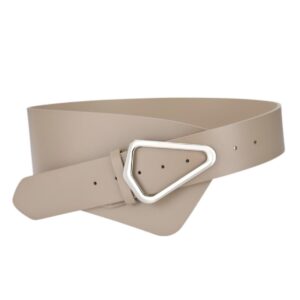 Extra Large XXL Asymmetrical Belt with Triangular Buckle