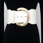 Ceinture Extra Large XXL à boucle dorée imposante