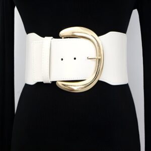 Ceinture Extra Large XXL à boucle dorée imposante