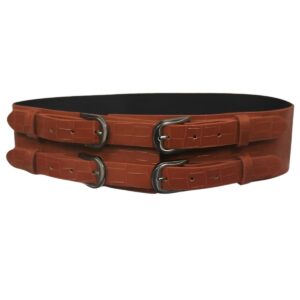 Extra Large XXL Belt with Quadruple Buckles