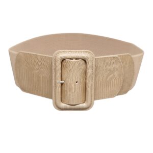Extra Large XXL Elastic Waist Belt with Wide Buckle