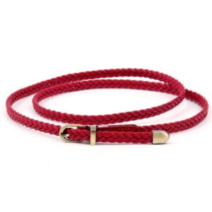 Ceinture en simili cuir pour femme