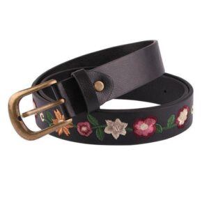 Ceinture en simili cuir pour femme