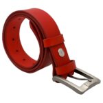 Ceinture en cuir pleine fleure