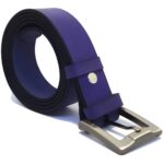 Ceinture en cuir pleine fleure