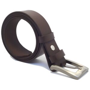 Ceinture en cuir pleine fleure