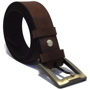 Ceinture en cuir pleine fleure